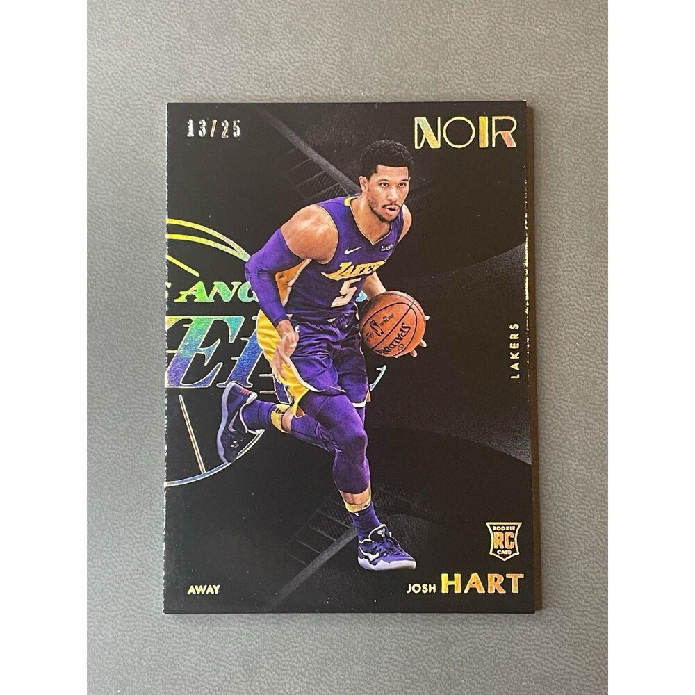2017-18 Panini Noir #190 Josh Hart Gold Away /25 Knicks Lakers RC Rare!